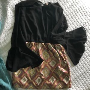 Entro mini sequins dress